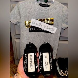 D&G toddler set 6C shoes
